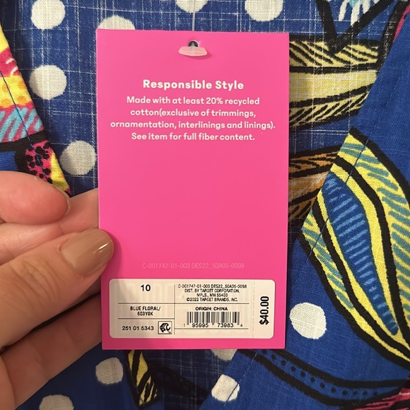 Tabitha Brown x Target maxi dress, size 10 - Picture 3 of 3